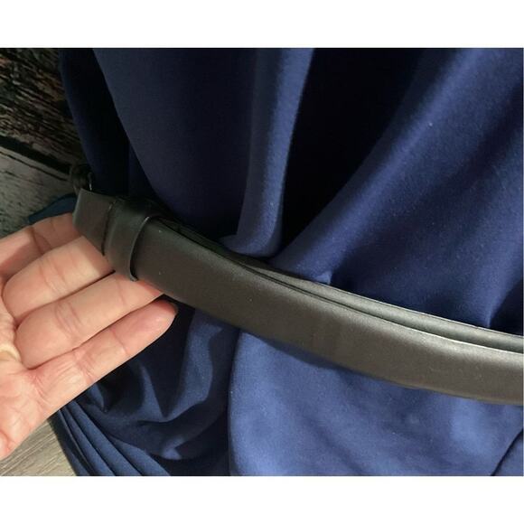 NEW Chico’s Boho Beaded Belt Size M/L Black Silver Acrylic & Leather Adjustable - Picture 14 of 14